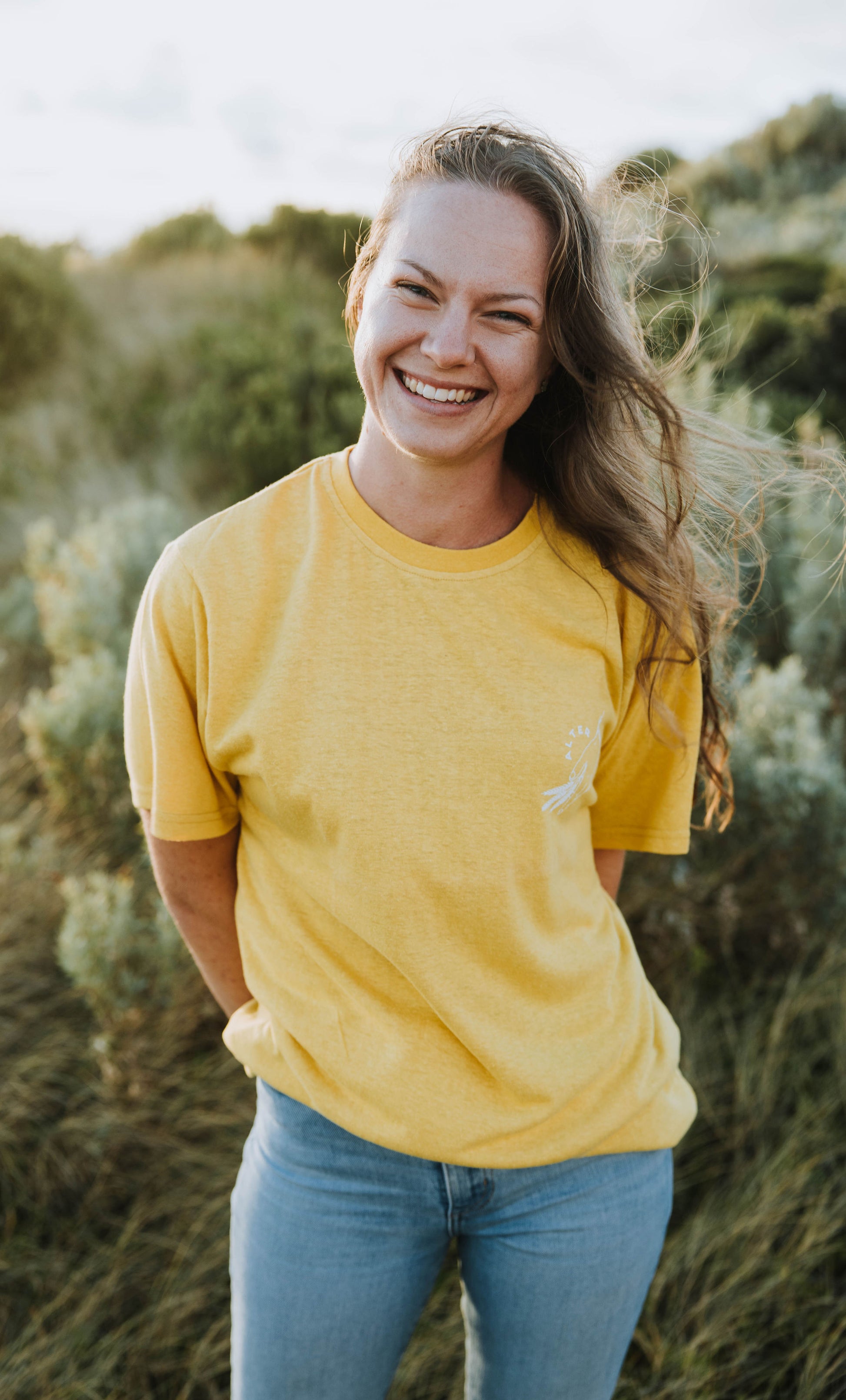 Hemp Tee - Mustard