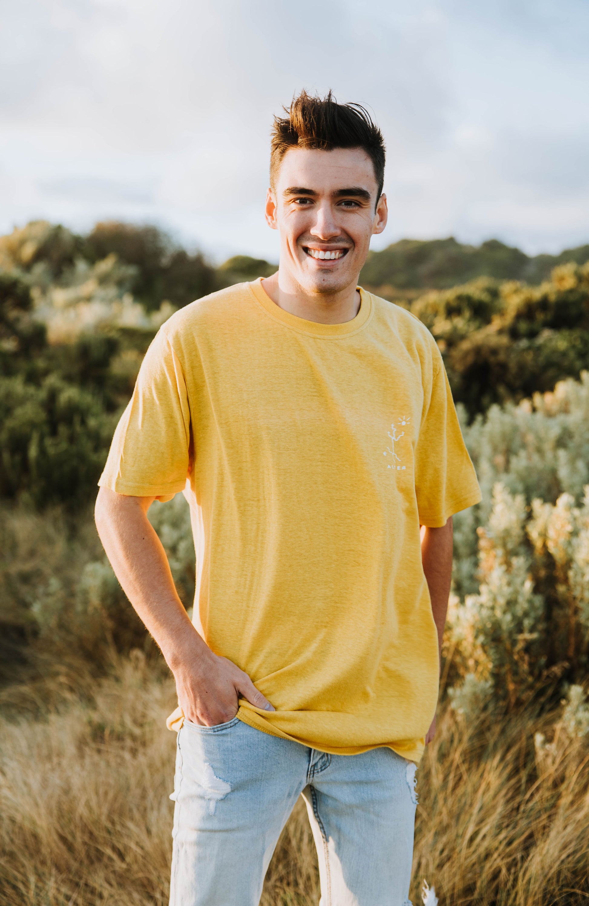 Hemp Tee - Mustard
