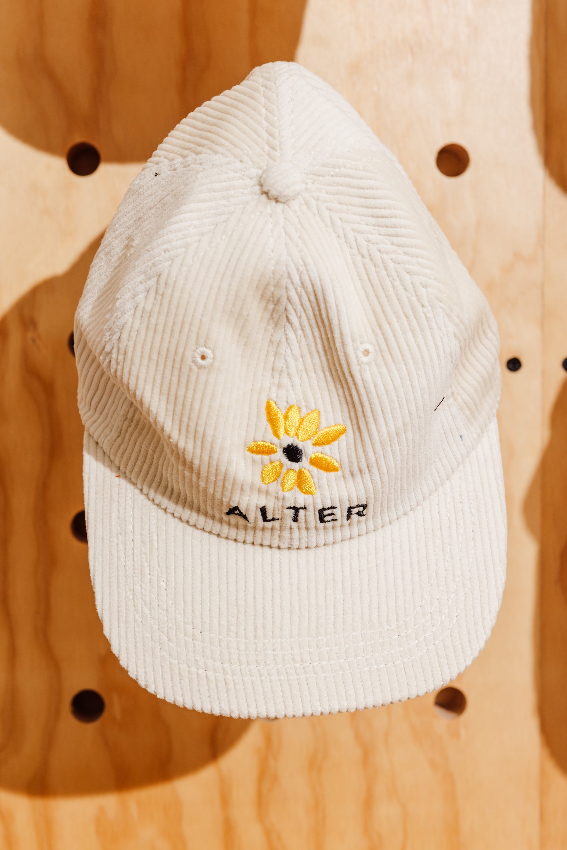 Sunflower Corduroy Cap