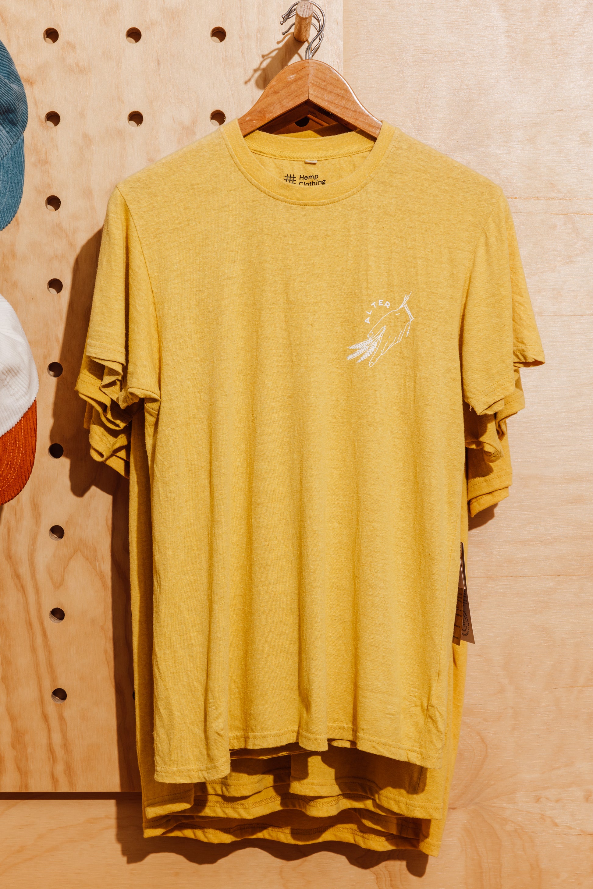 Hemp Tee - Mustard