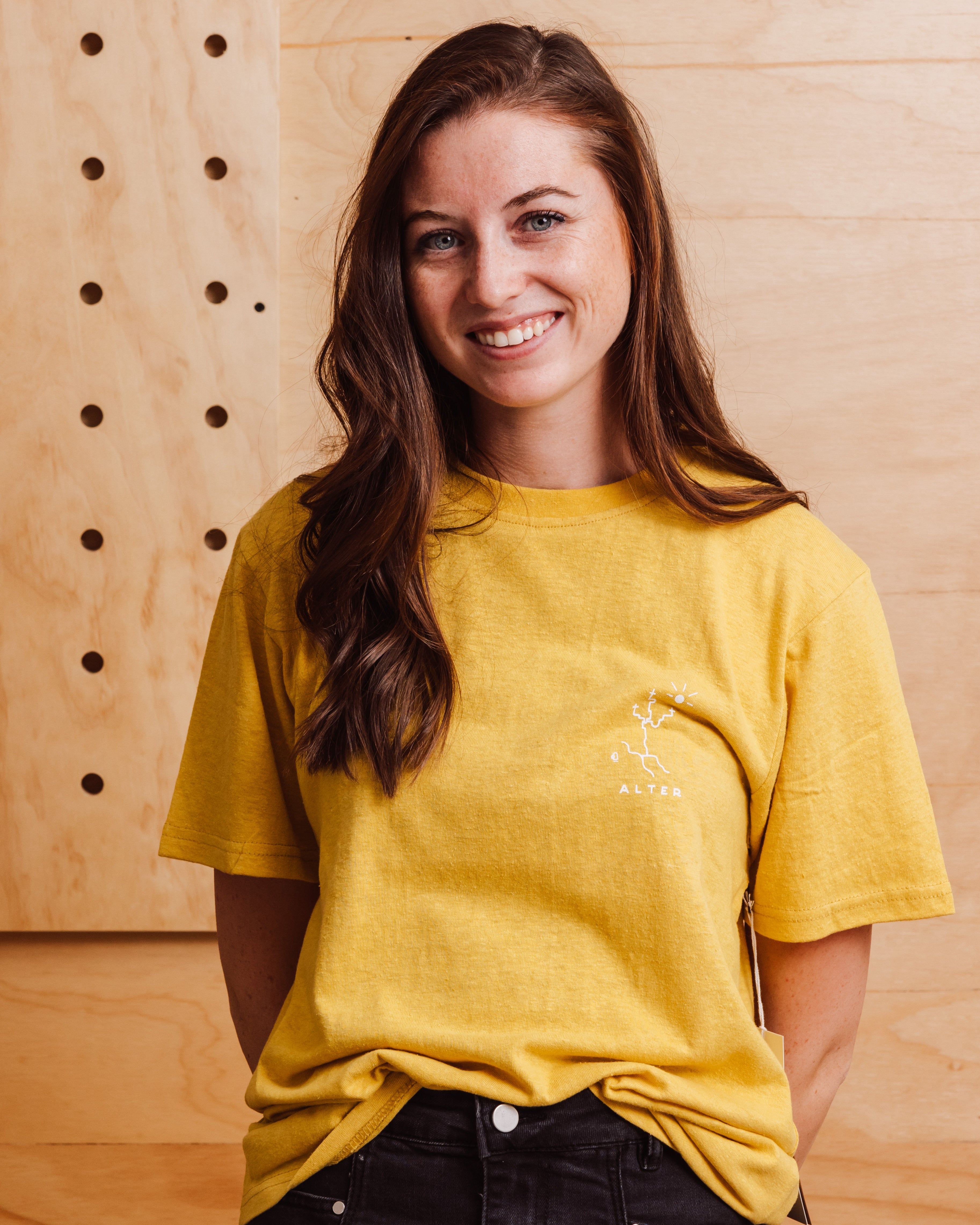 Hemp Tee - Mustard