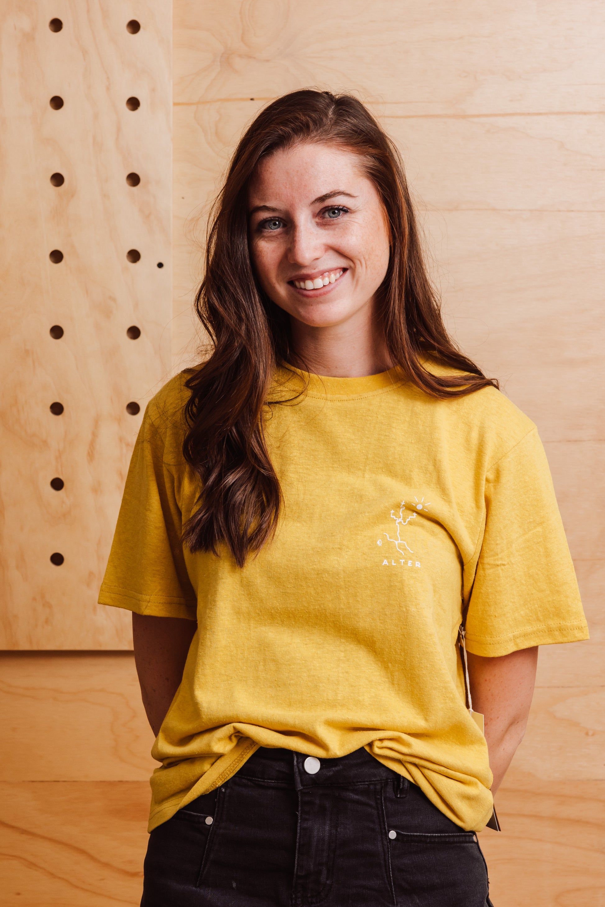 Hemp Tee - Mustard