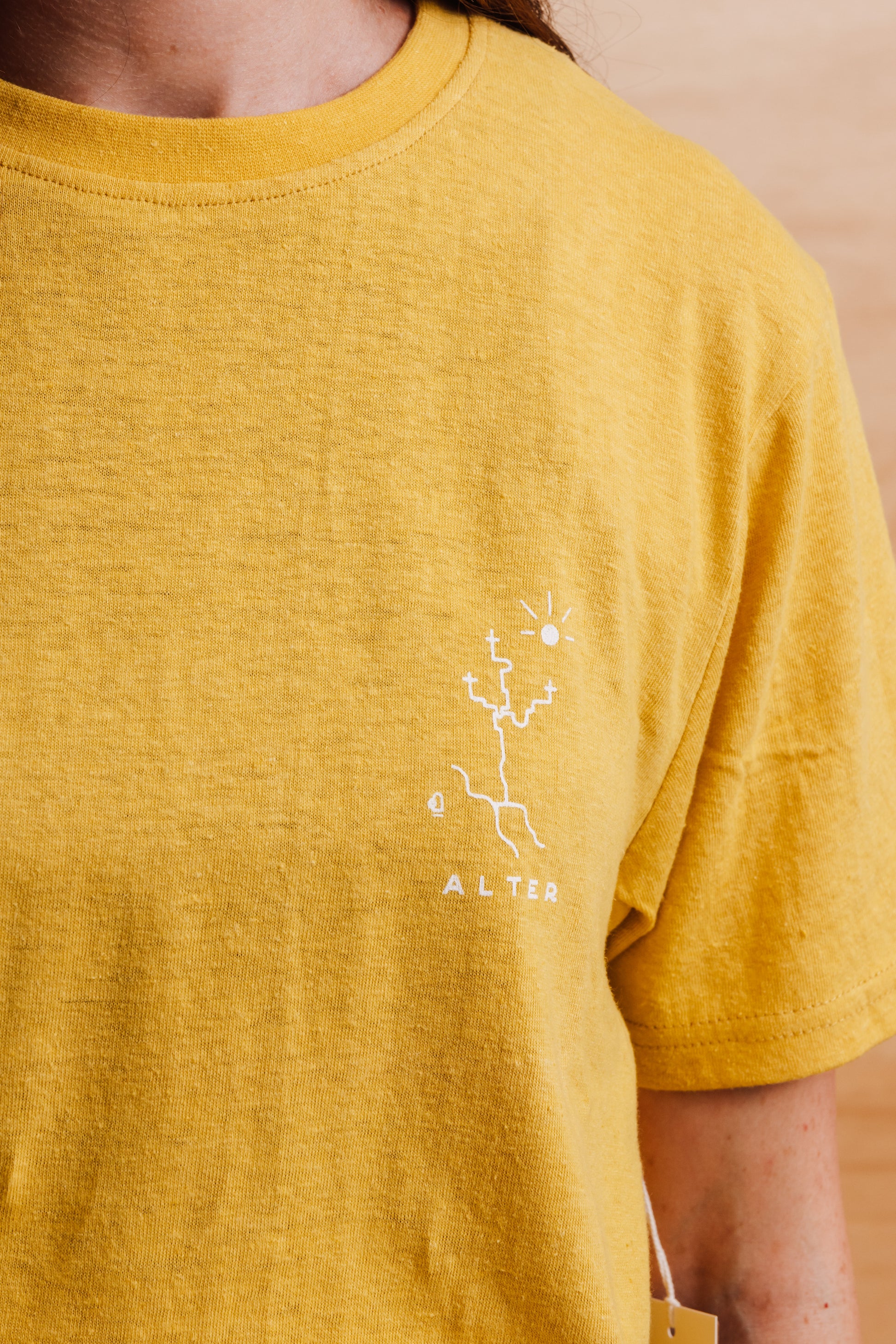 Hemp Tee - Mustard