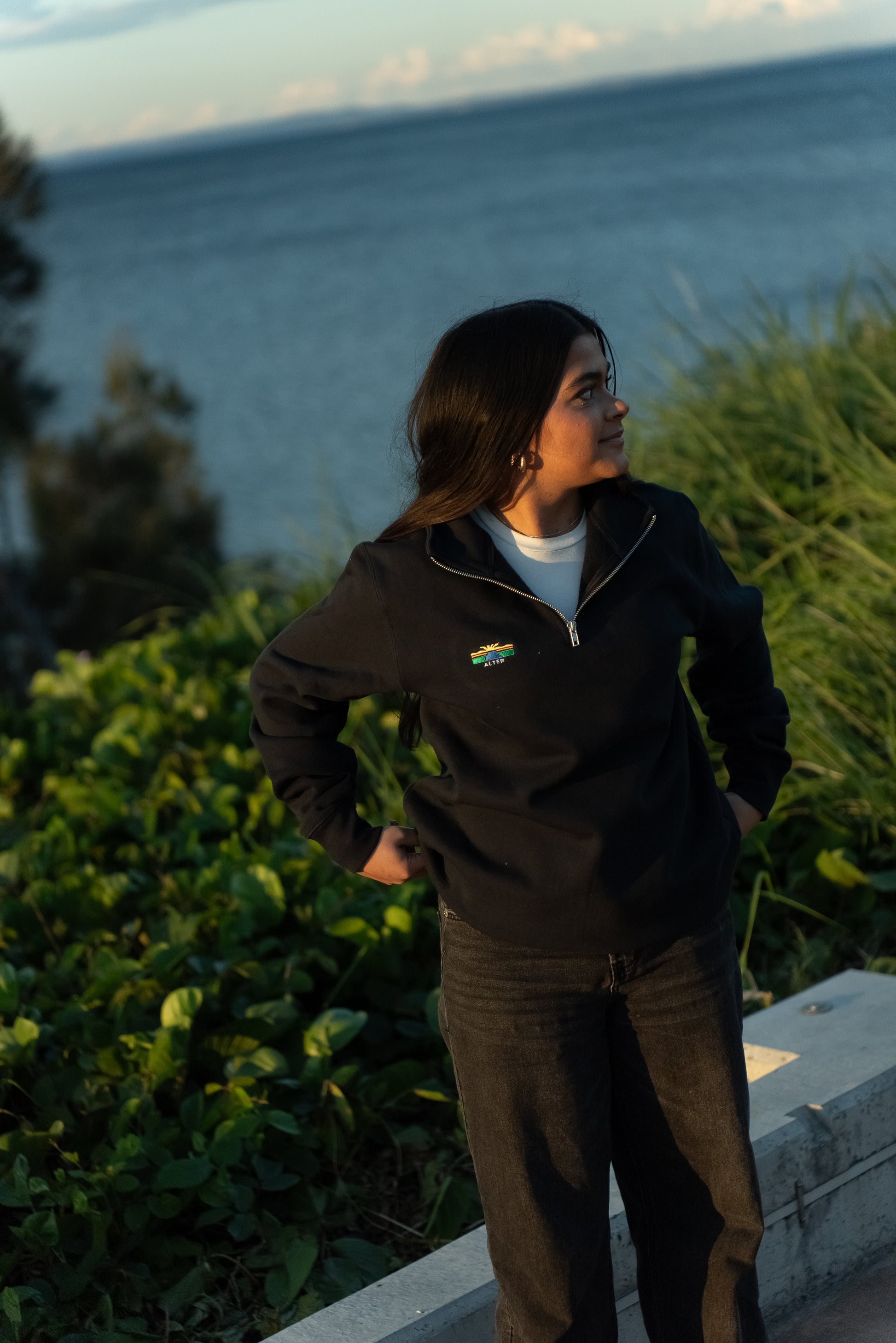 Half Zip Crew Jumper