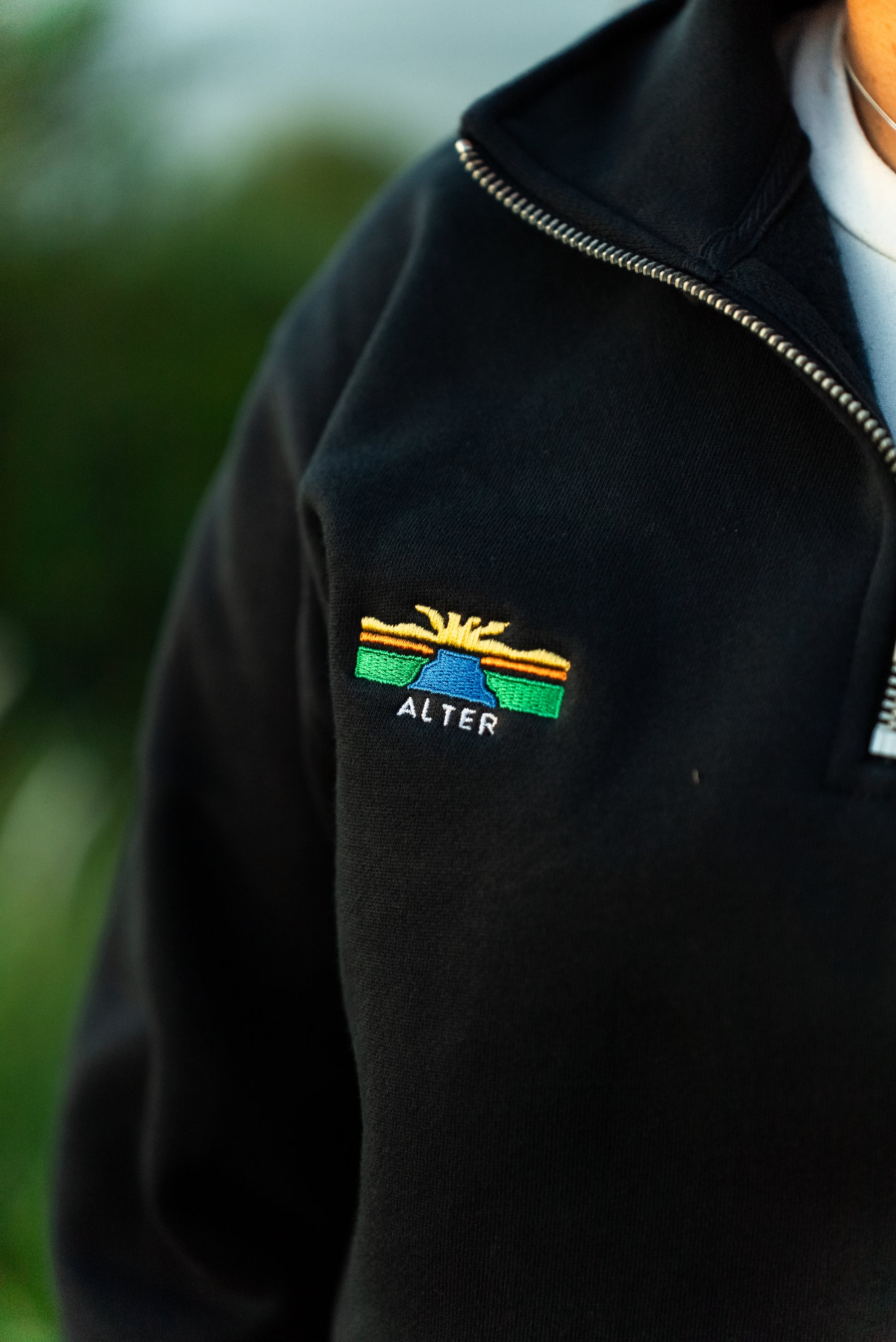 Half Zip Crew Jumper