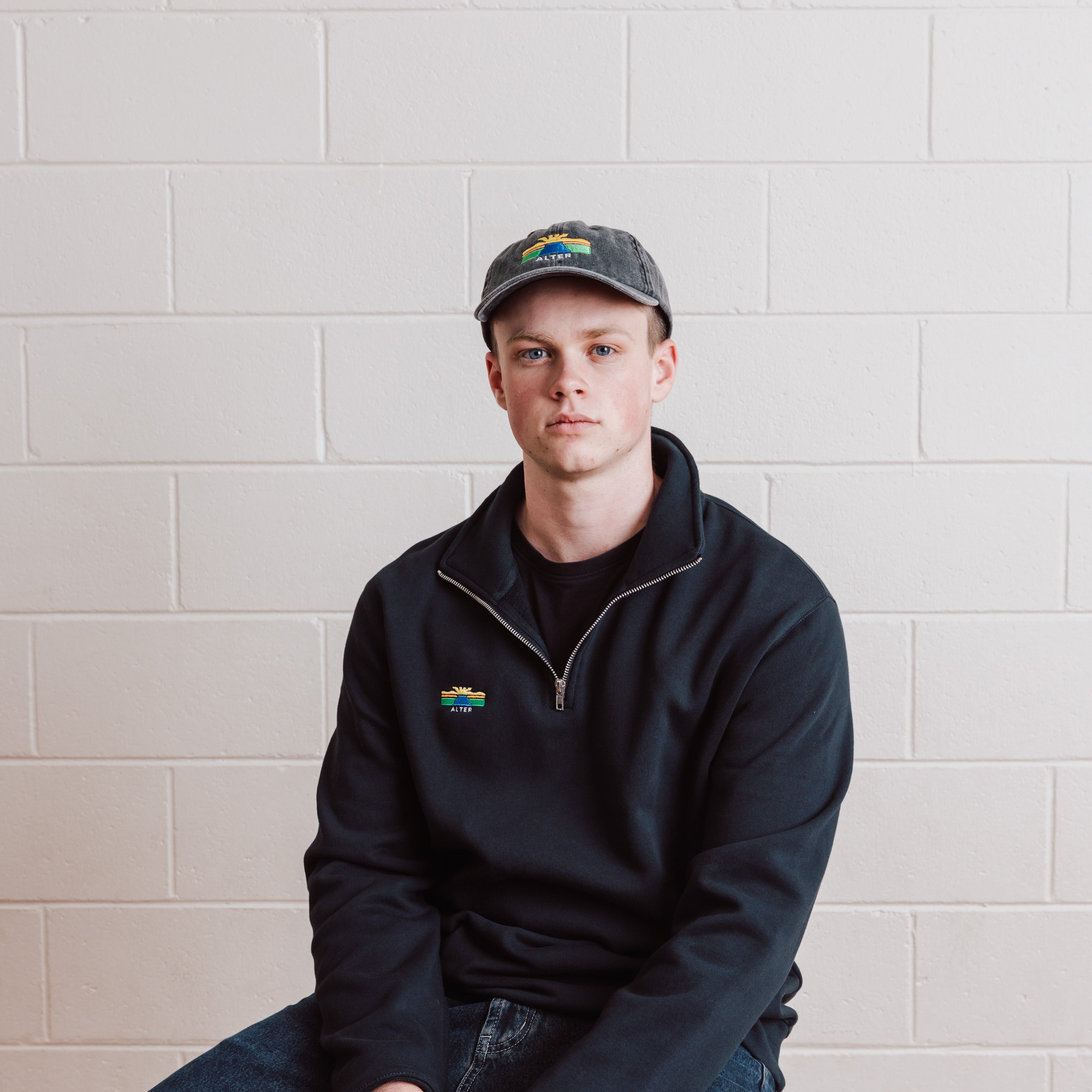 Half Zip Crew Jumper