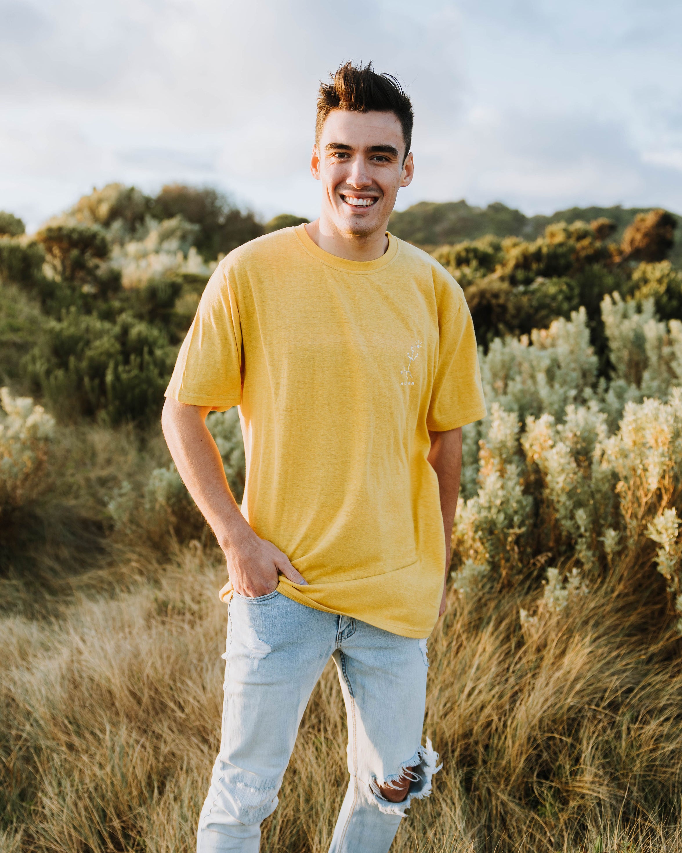 Hemp Tee - Mustard