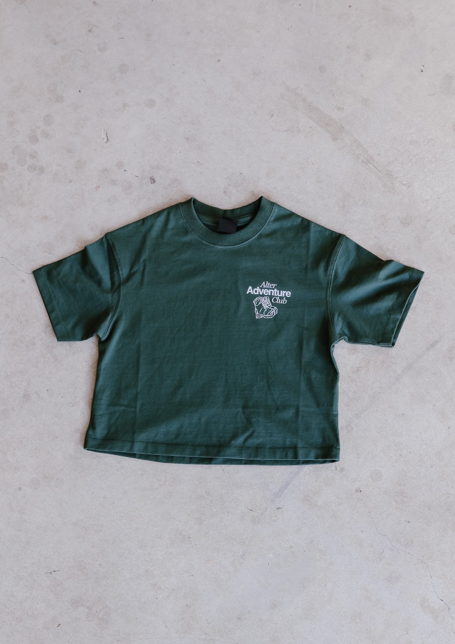 Kids Adventure Slouch Tee - Organic Cotton (Forest)