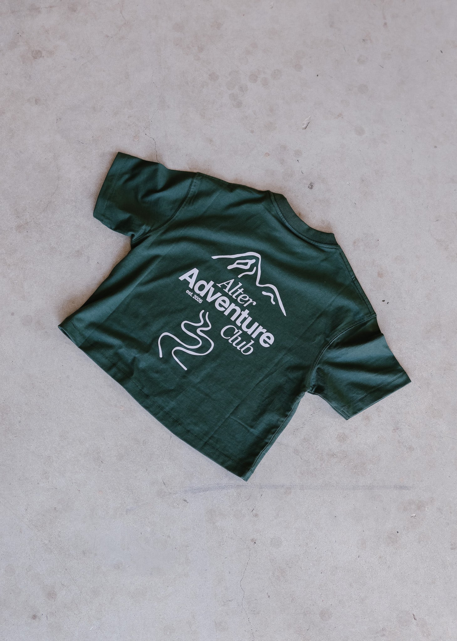 Kids Adventure Slouch Tee - Organic Cotton (Forest)