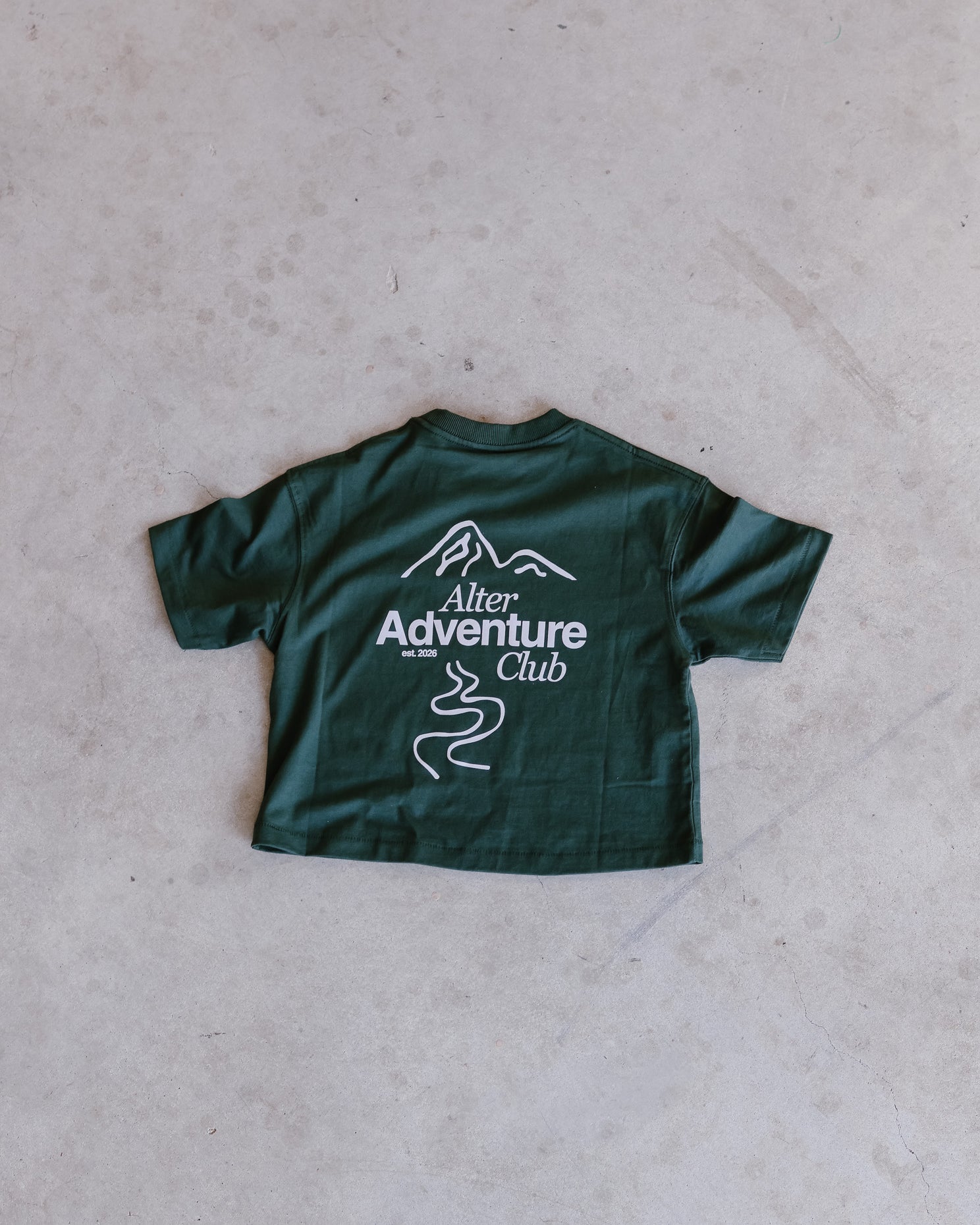 Kids Adventure Slouch Tee - Organic Cotton (Forest)