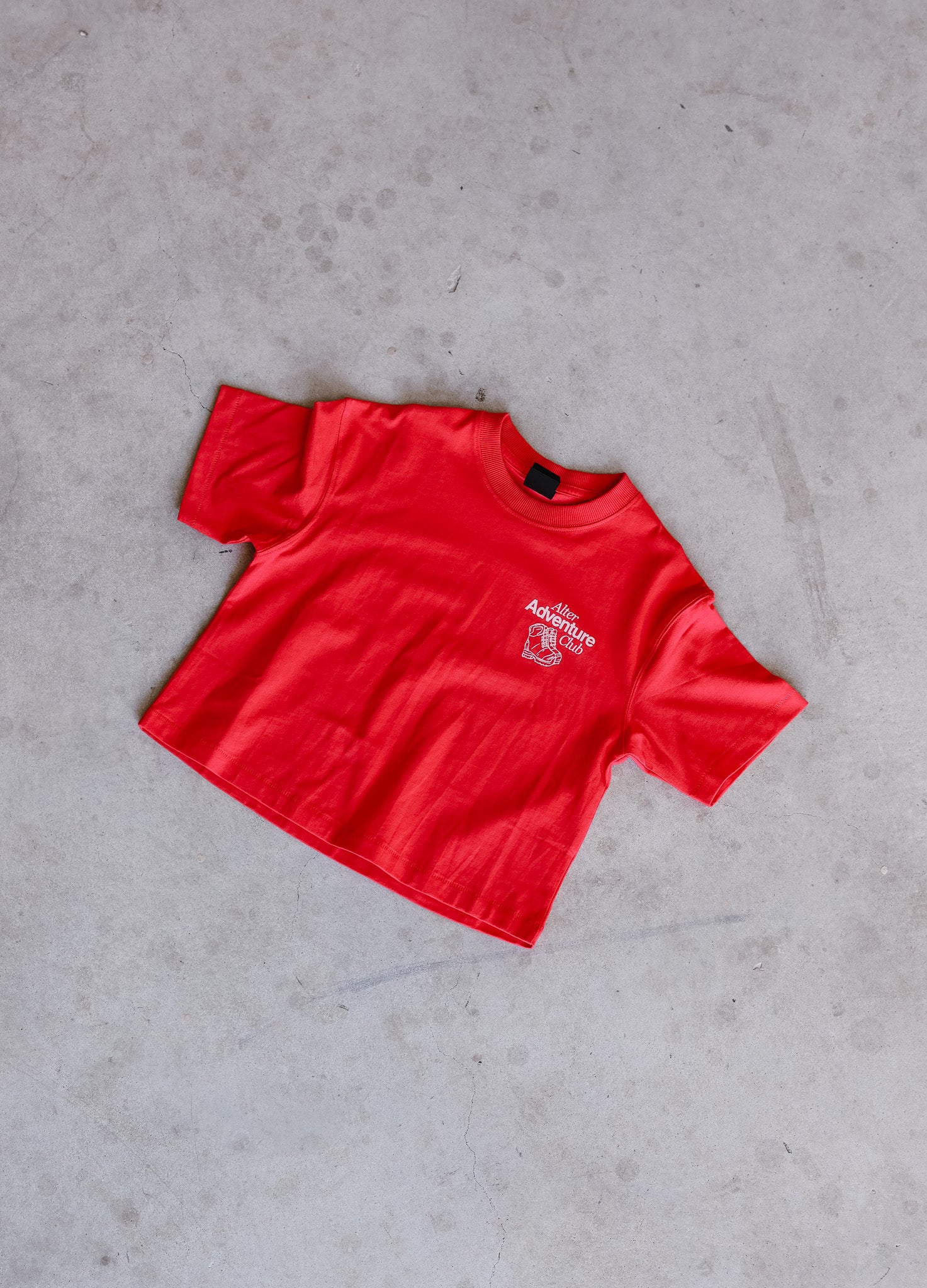 Kids Adventure Slouch Tee - Organic Cotton (Hibiscus)