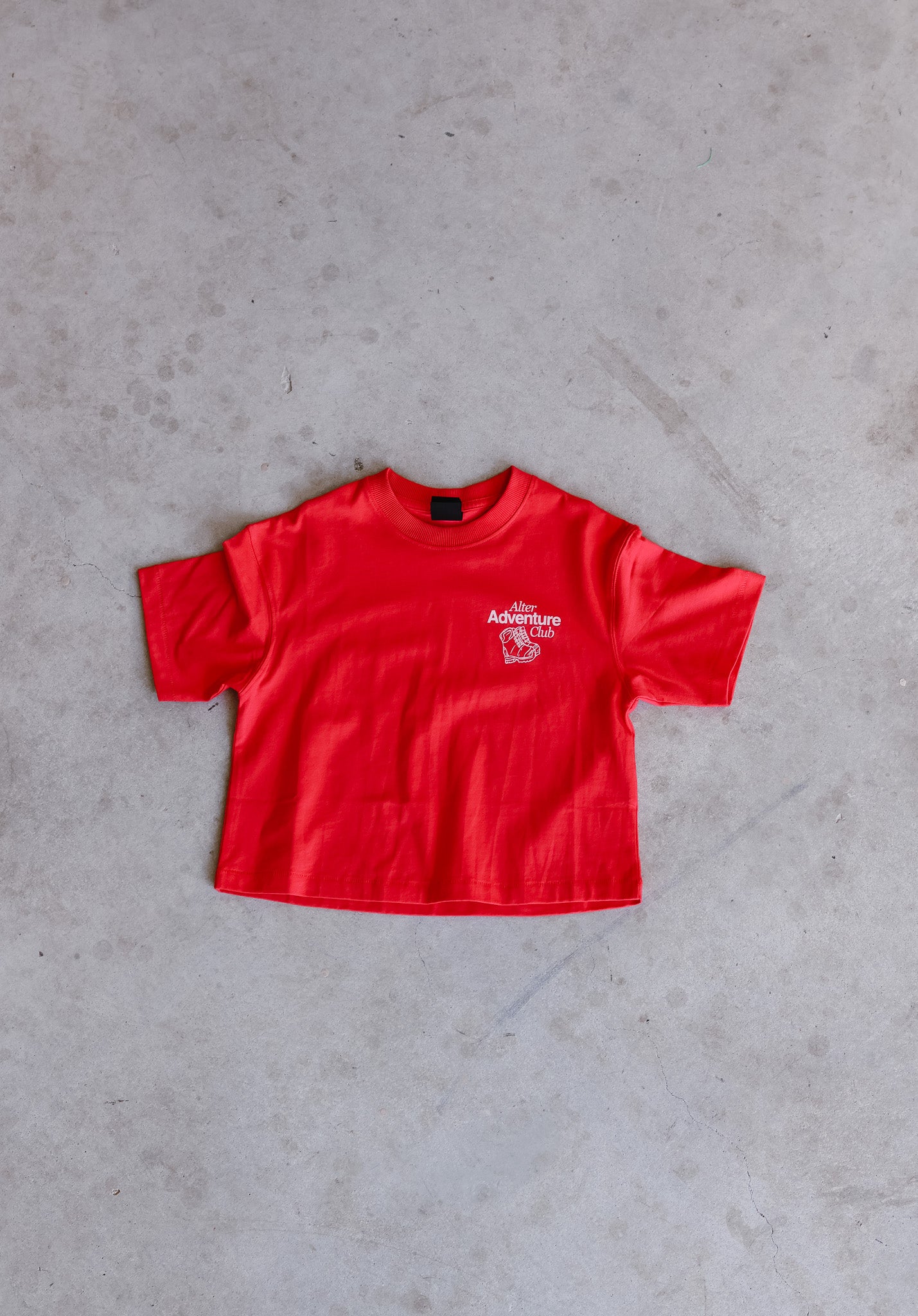 Kids Adventure Slouch Tee - Organic Cotton (Hibiscus)