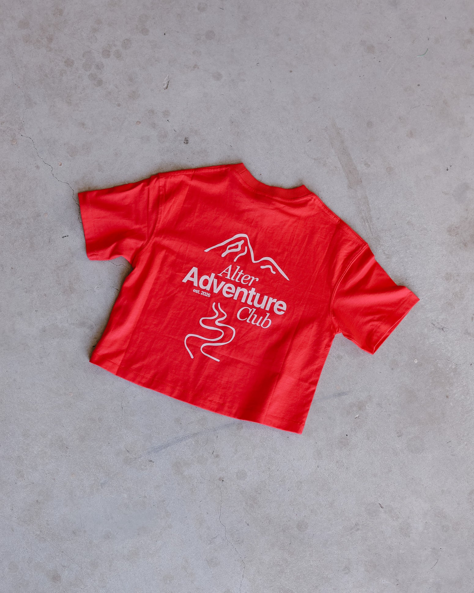 Kids Adventure Slouch Tee - Organic Cotton (Hibiscus)