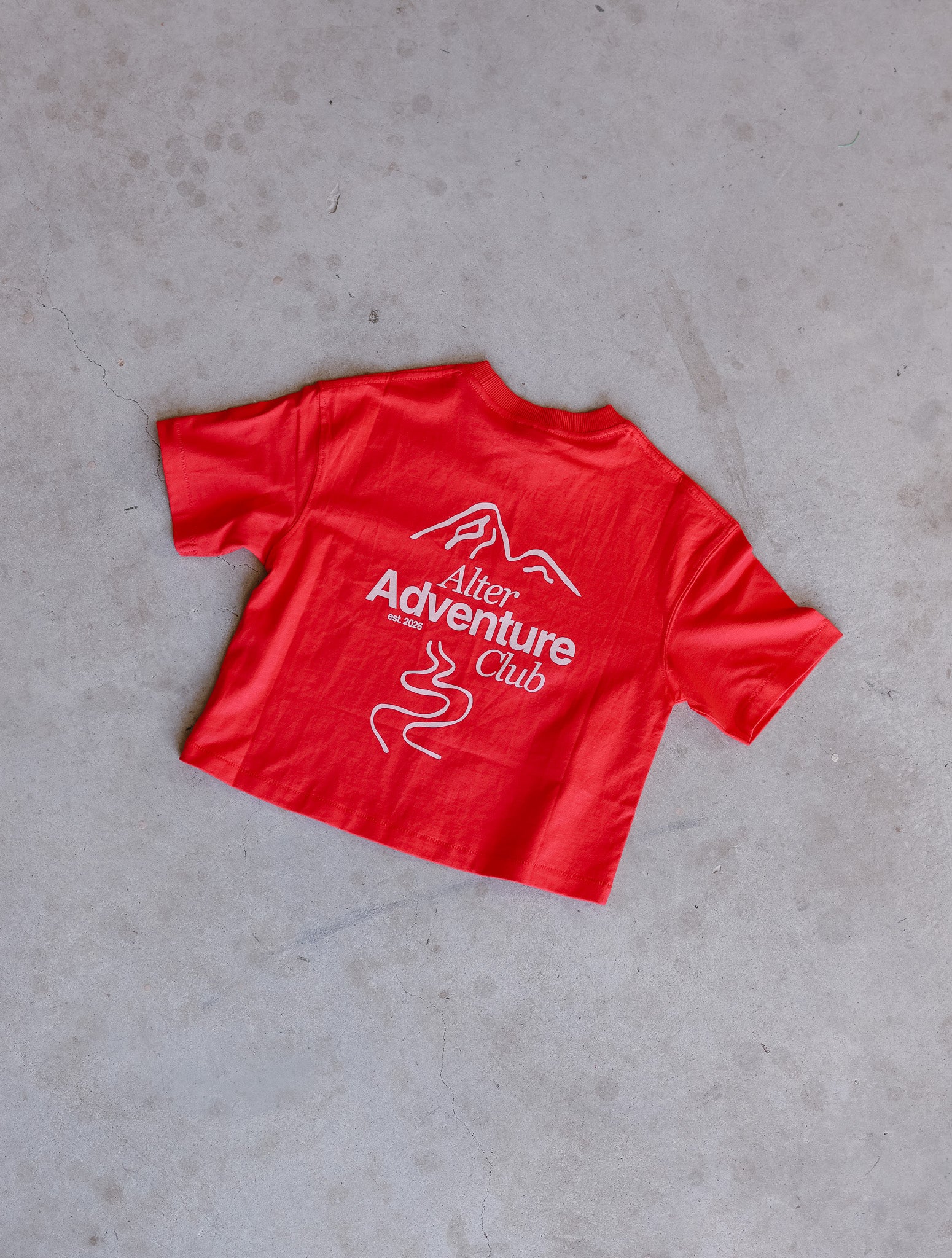 Kids Adventure Slouch Tee - Organic Cotton (Hibiscus)