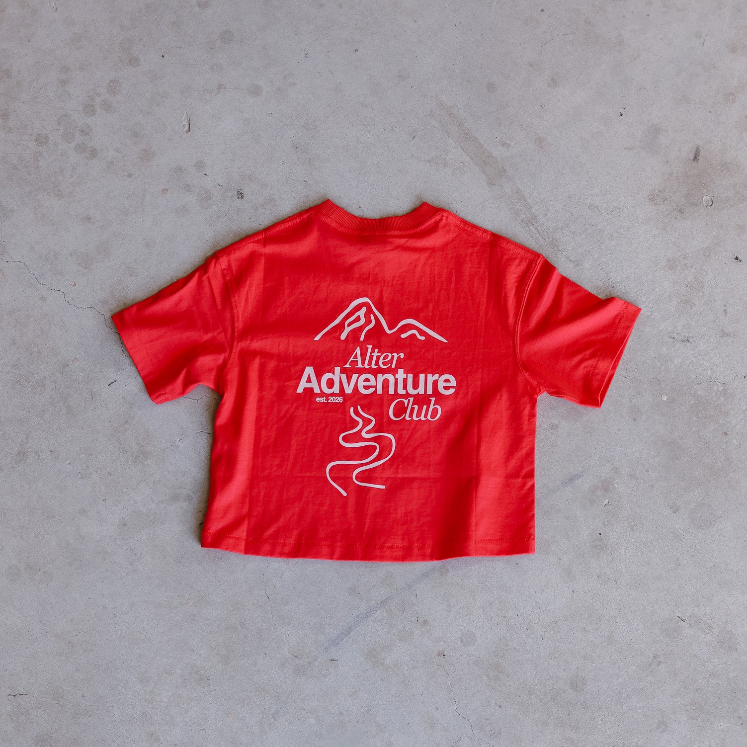Kids Adventure Slouch Tee - Organic Cotton (Hibiscus)