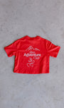Kids Adventure Slouch Tee - Organic Cotton (Hibiscus)