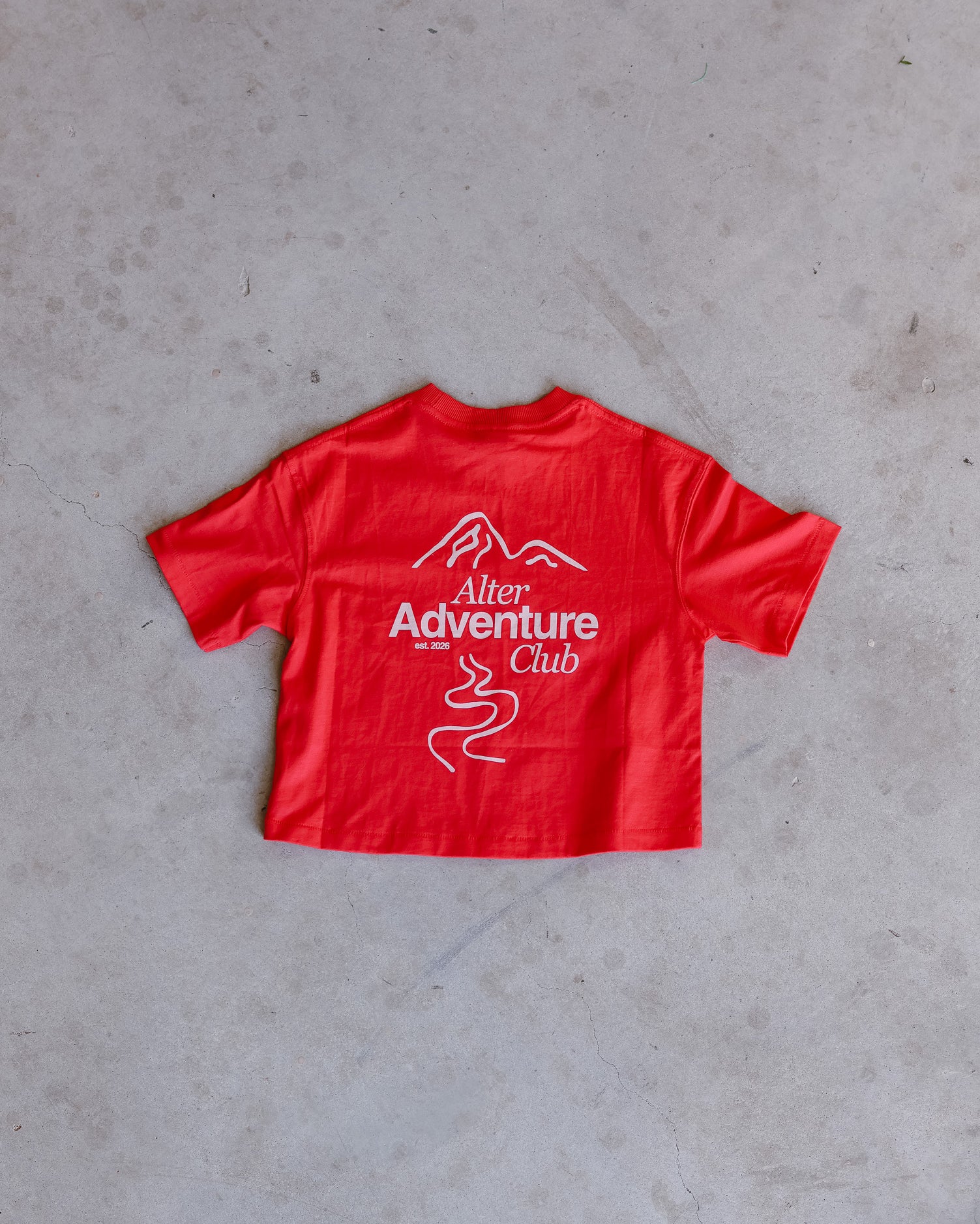 Kids Adventure Slouch Tee - Organic Cotton (Hibiscus)