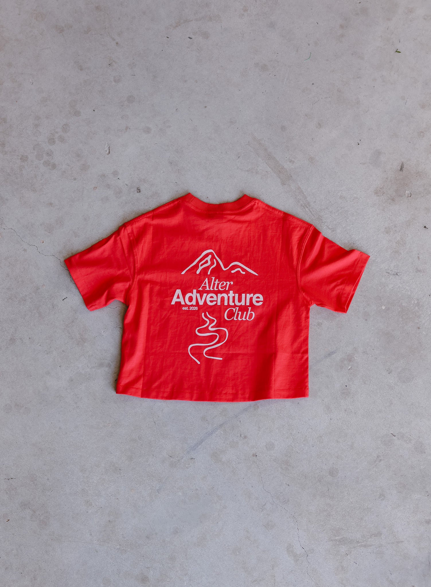 Kids Adventure Slouch Tee - Organic Cotton (Hibiscus)