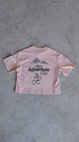 Kids Adventure Slouch Tee - Organic Cotton (Blush)