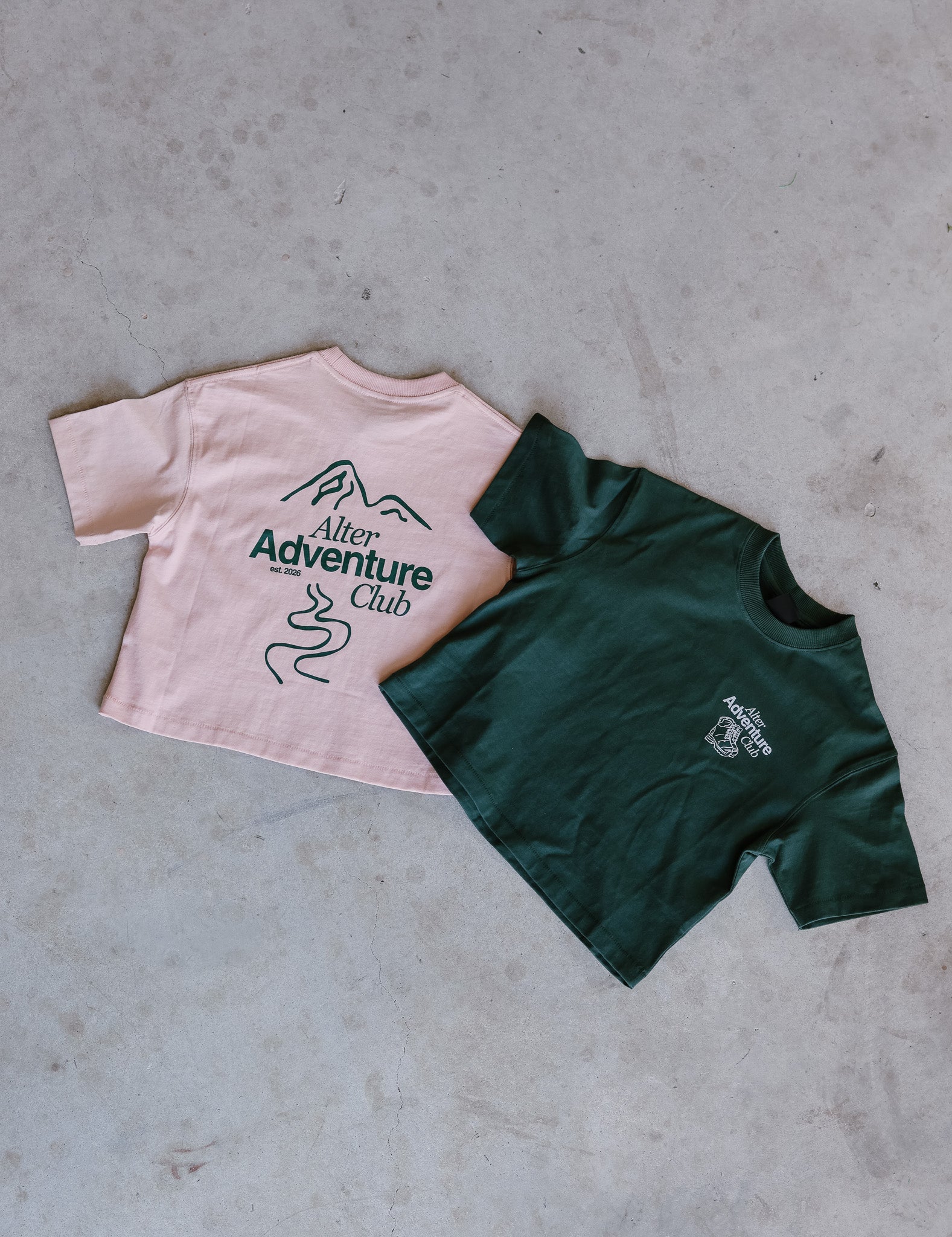 Kids Adventure Slouch Tee - Organic Cotton (Forest)