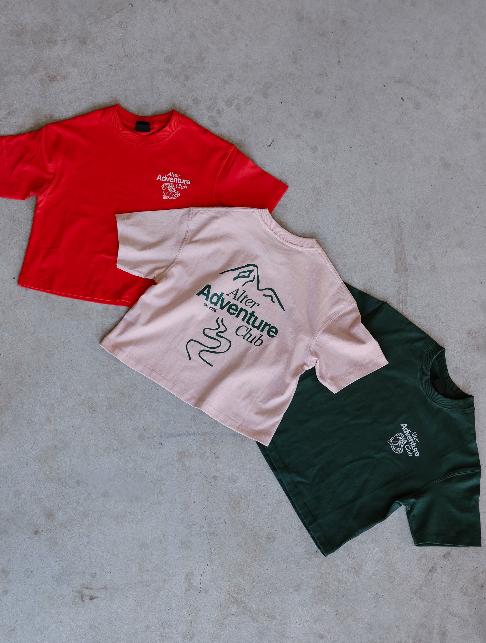 Kids Adventure Slouch Tee - Organic Cotton (Forest)