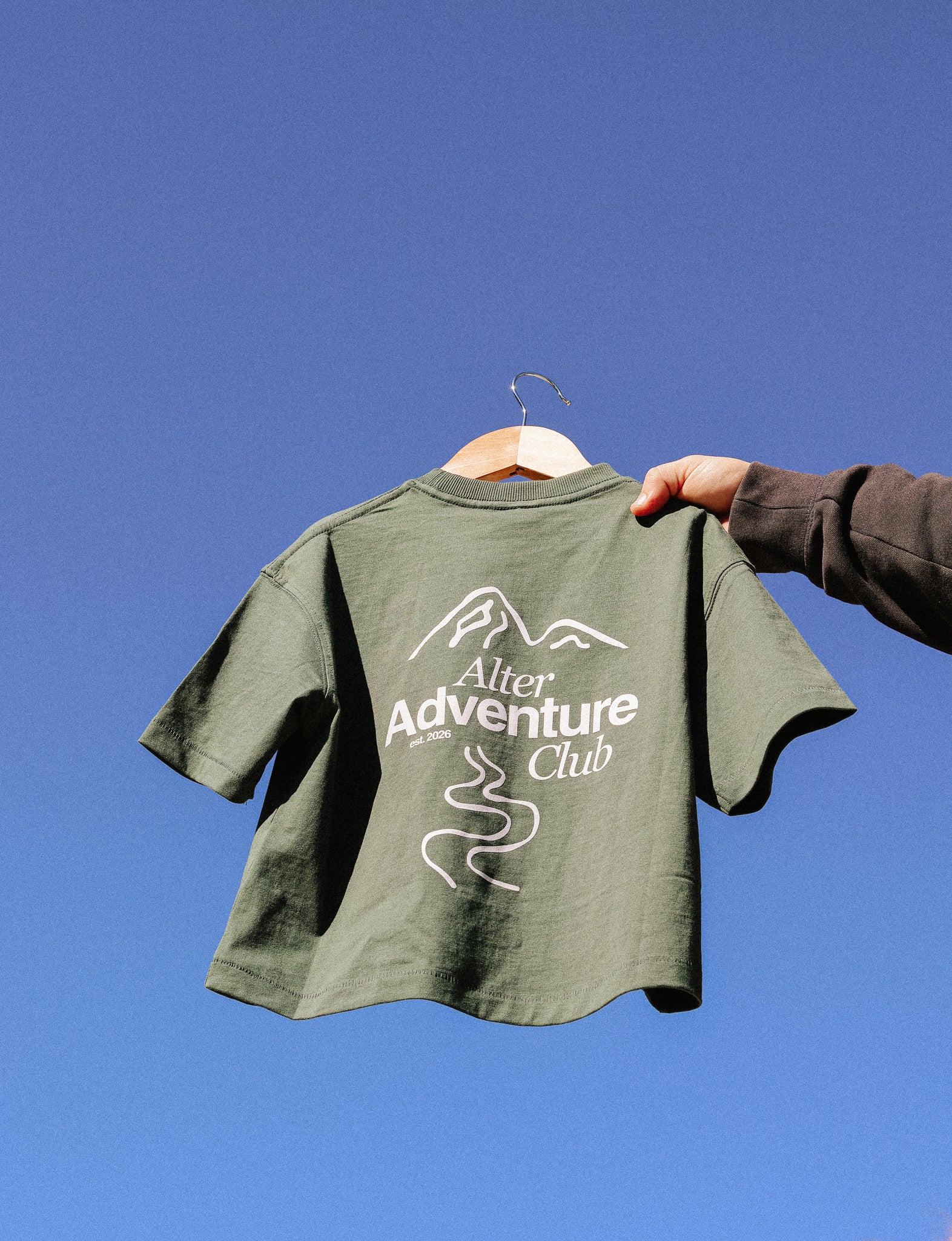 Kids Adventure Slouch Tee - Organic Cotton (Forest)