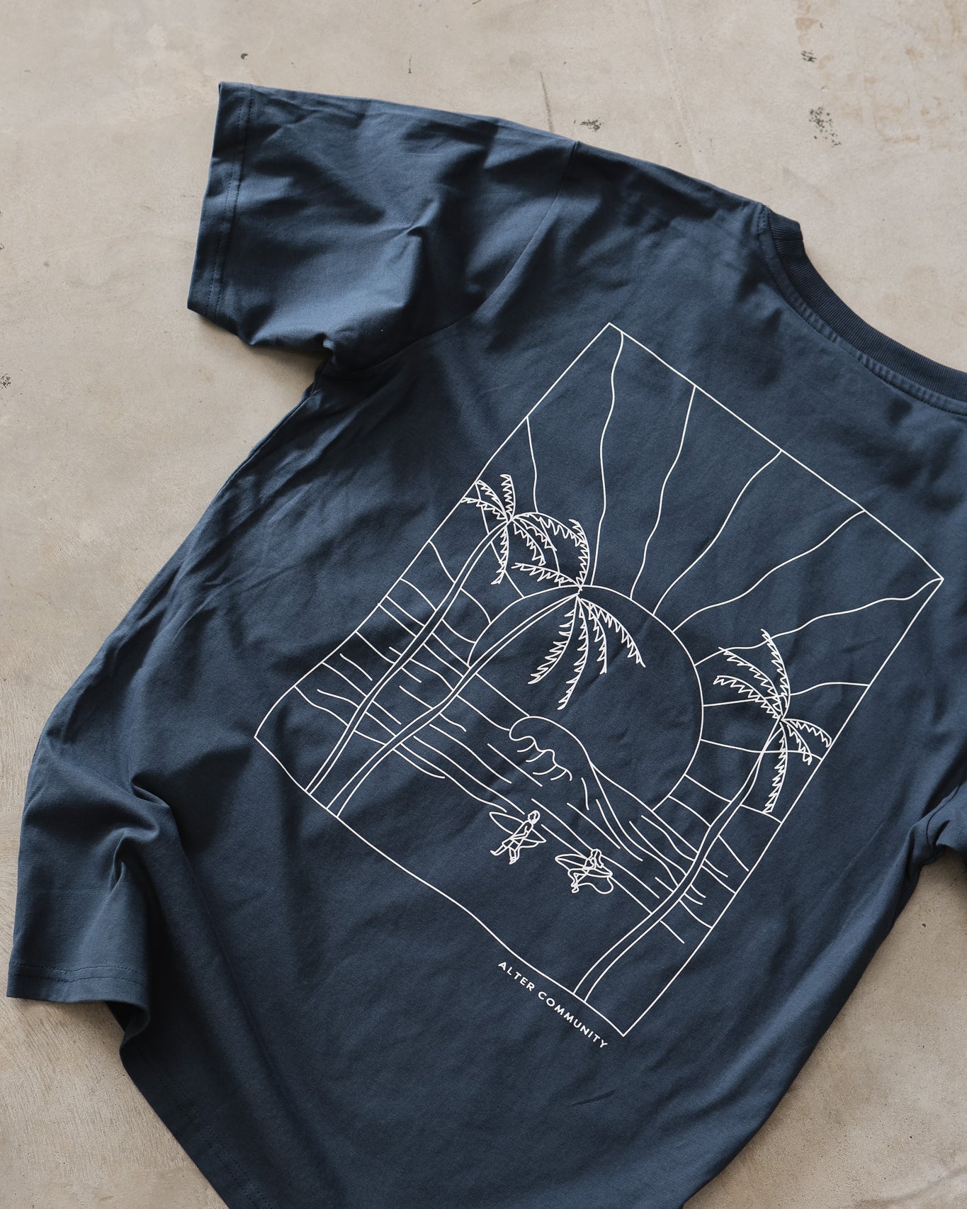 Womens Oversized Surf Tee - Organic Cotton