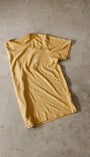 Mens Hemp Tee - Mustard