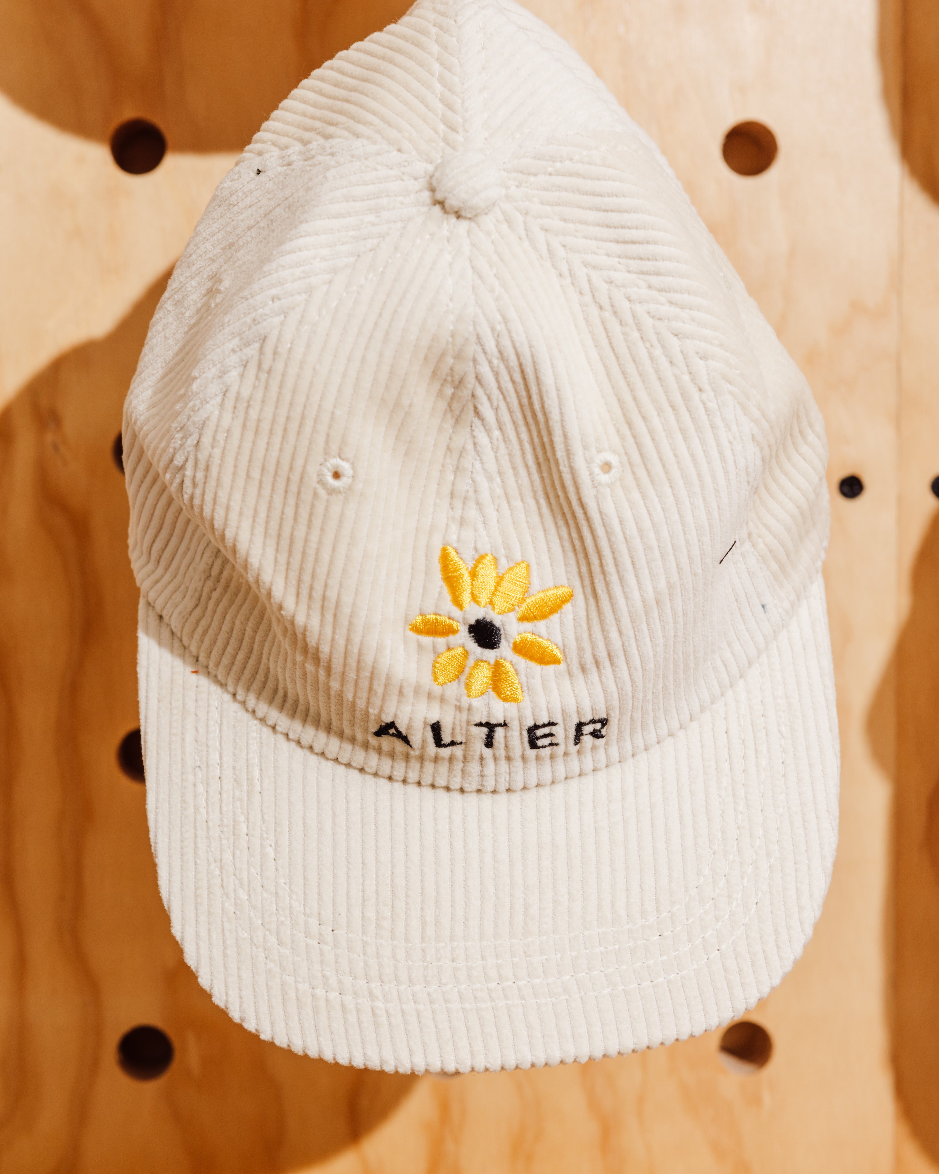 Sunflower Corduroy Cap