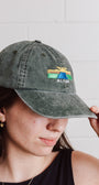 Vintage Washed Adventure Cap (Green)
